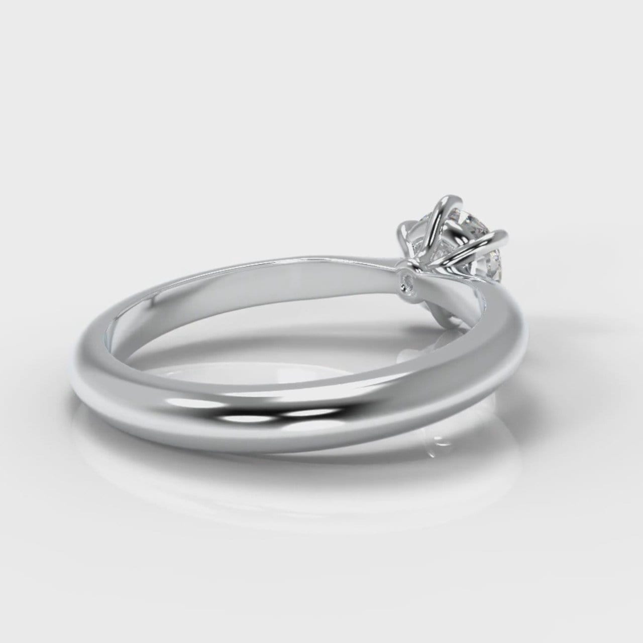 Star Solitaire Round Brilliant Diamond Engagement Ring