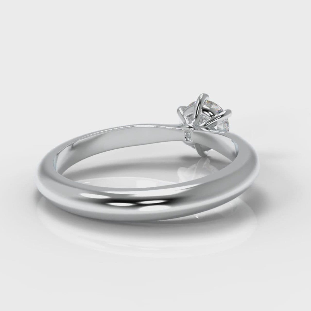 Star Solitaire Round Brilliant Diamond Engagement Ring