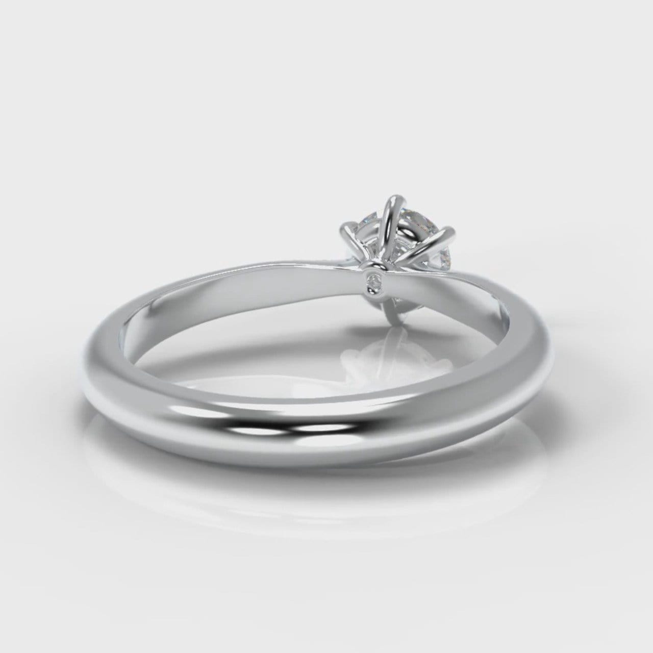 Star Solitaire Round Brilliant Diamond Engagement Ring