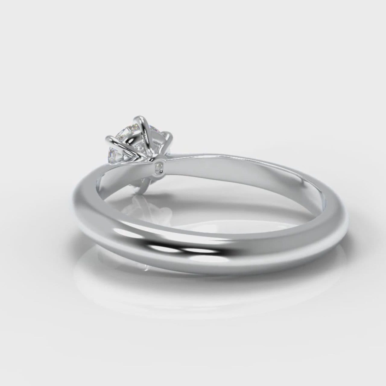 Star Solitaire Round Brilliant Diamond Engagement Ring