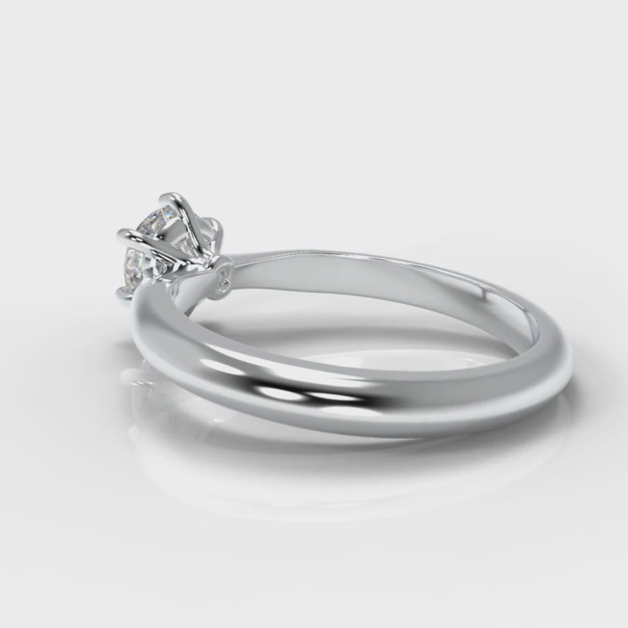 Star Solitaire Round Brilliant Diamond Engagement Ring