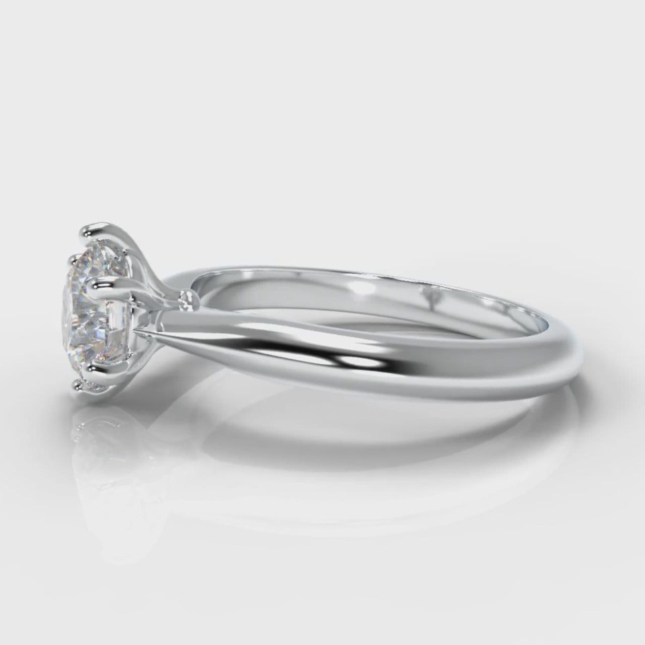 Star Solitaire Round Brilliant Diamond Engagement Ring