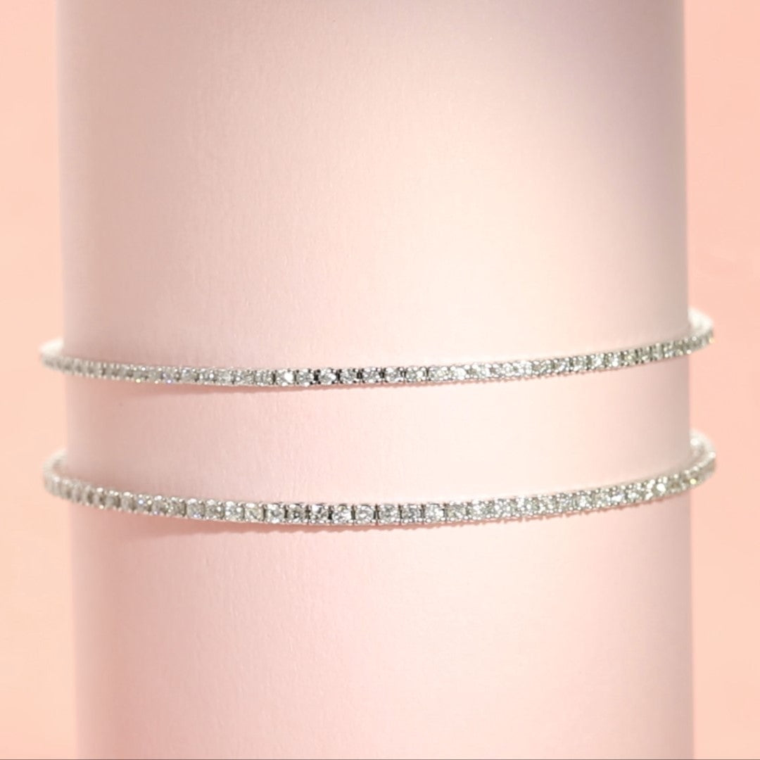 Lab Grown Diamond Tennis Bracelet