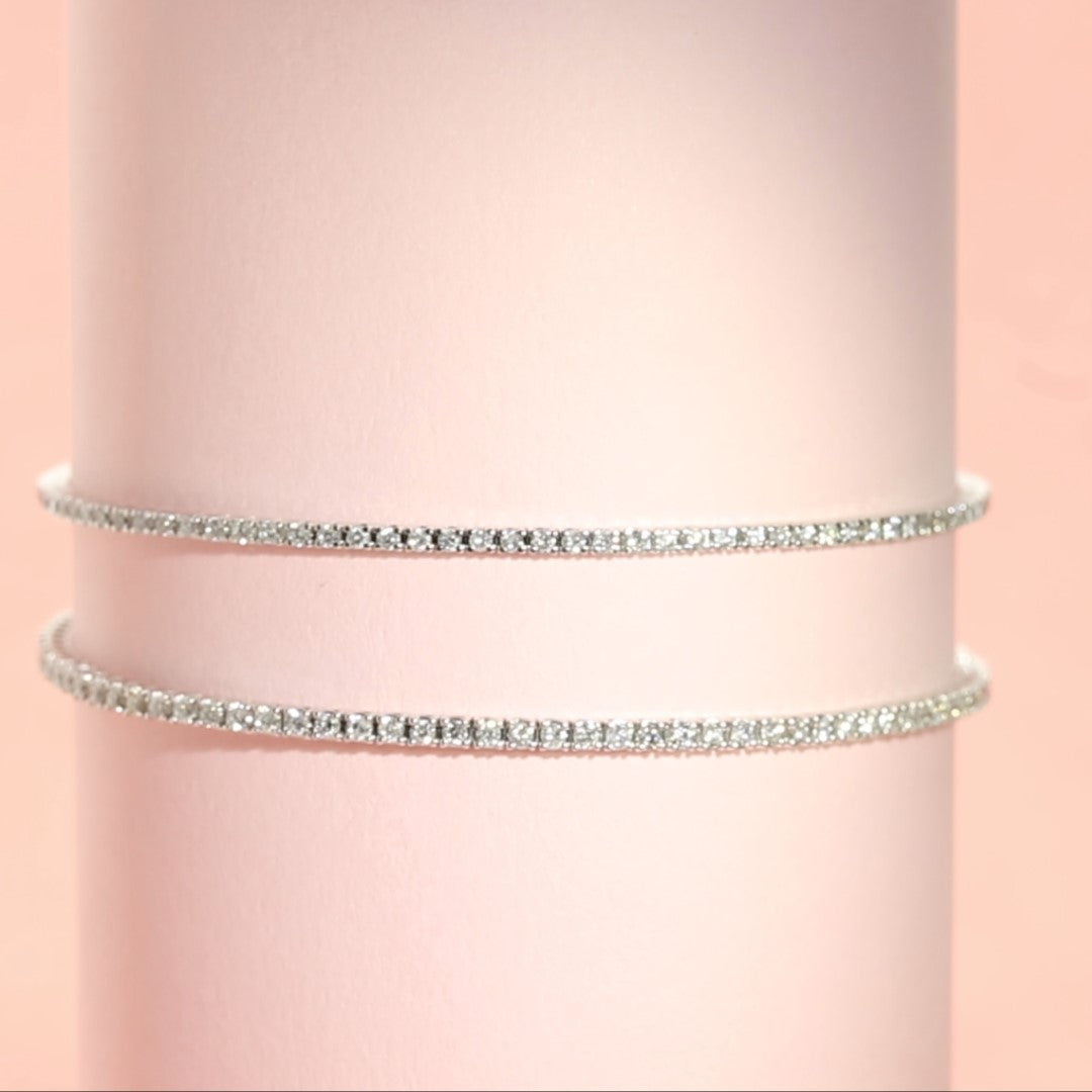 Lab Grown Diamond Tennis Bracelet