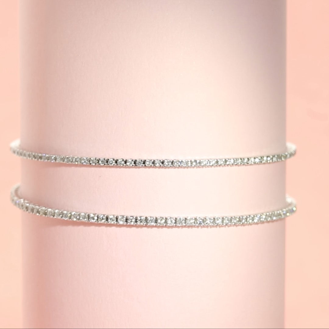 Lab Grown Diamond Tennis Bracelet