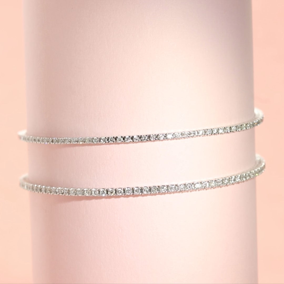 Lab Grown Diamond Tennis Bracelet