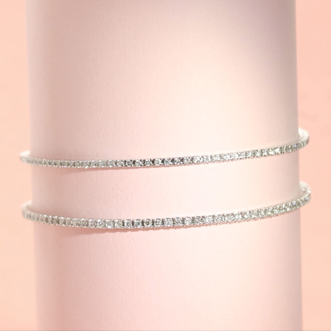 Lab Grown Diamond Tennis Bracelet