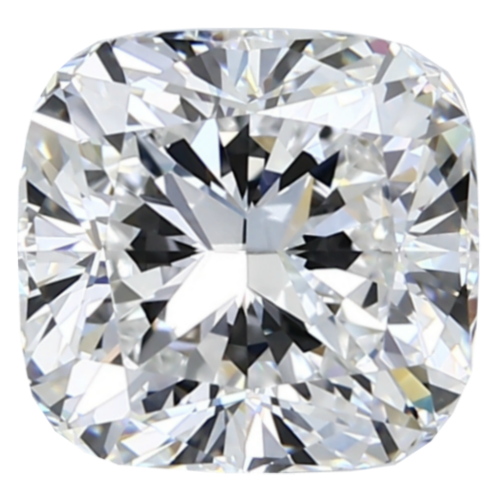 0.71 Carat D-Color VVS1-Clarity Cushion Diamond