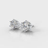 Six Claw Diamond Stud Earrings (Lab Grown Diamonds)