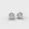 Six Claw Diamond Stud Earrings (Lab Grown Diamonds)