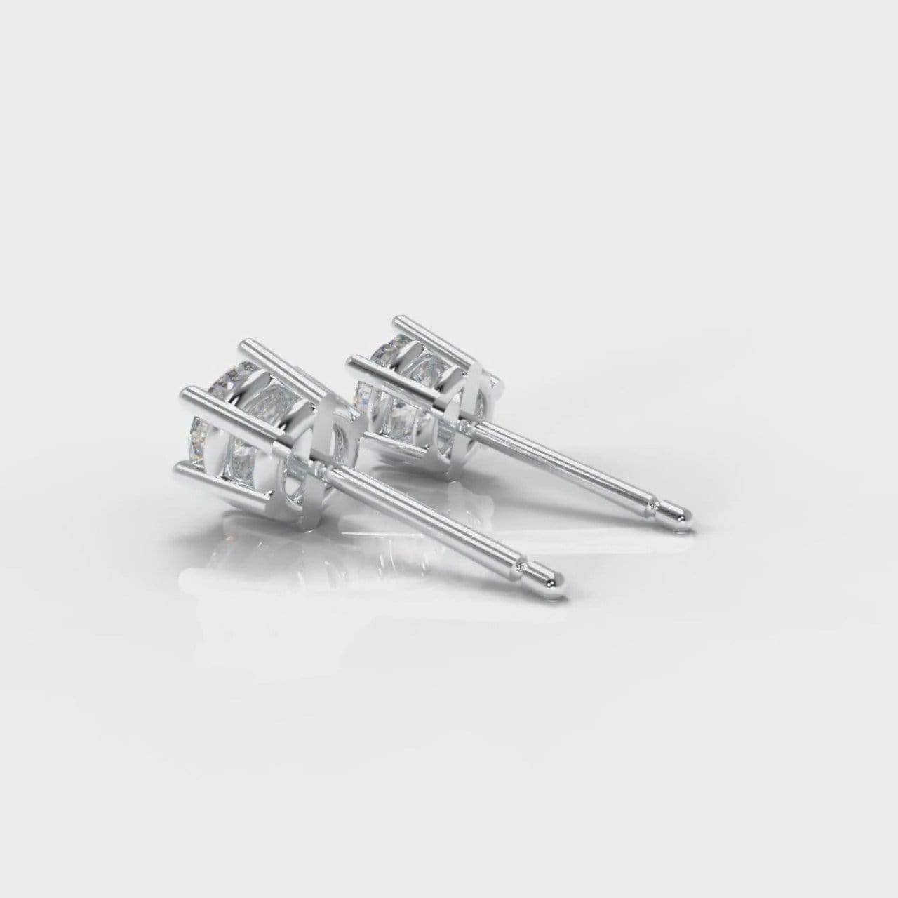 Six Claw Diamond Stud Earrings (Lab Grown Diamonds)