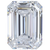 0.70 Carat E-Color VS1-Clarity Emerald Diamond