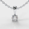 Four Claw Diamond Pendant (Lab Grown Diamond)