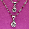 Four Claw Diamond Pendant (Lab Grown Diamond)
