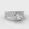 Star Micropavé Round Brilliant Bridal Set