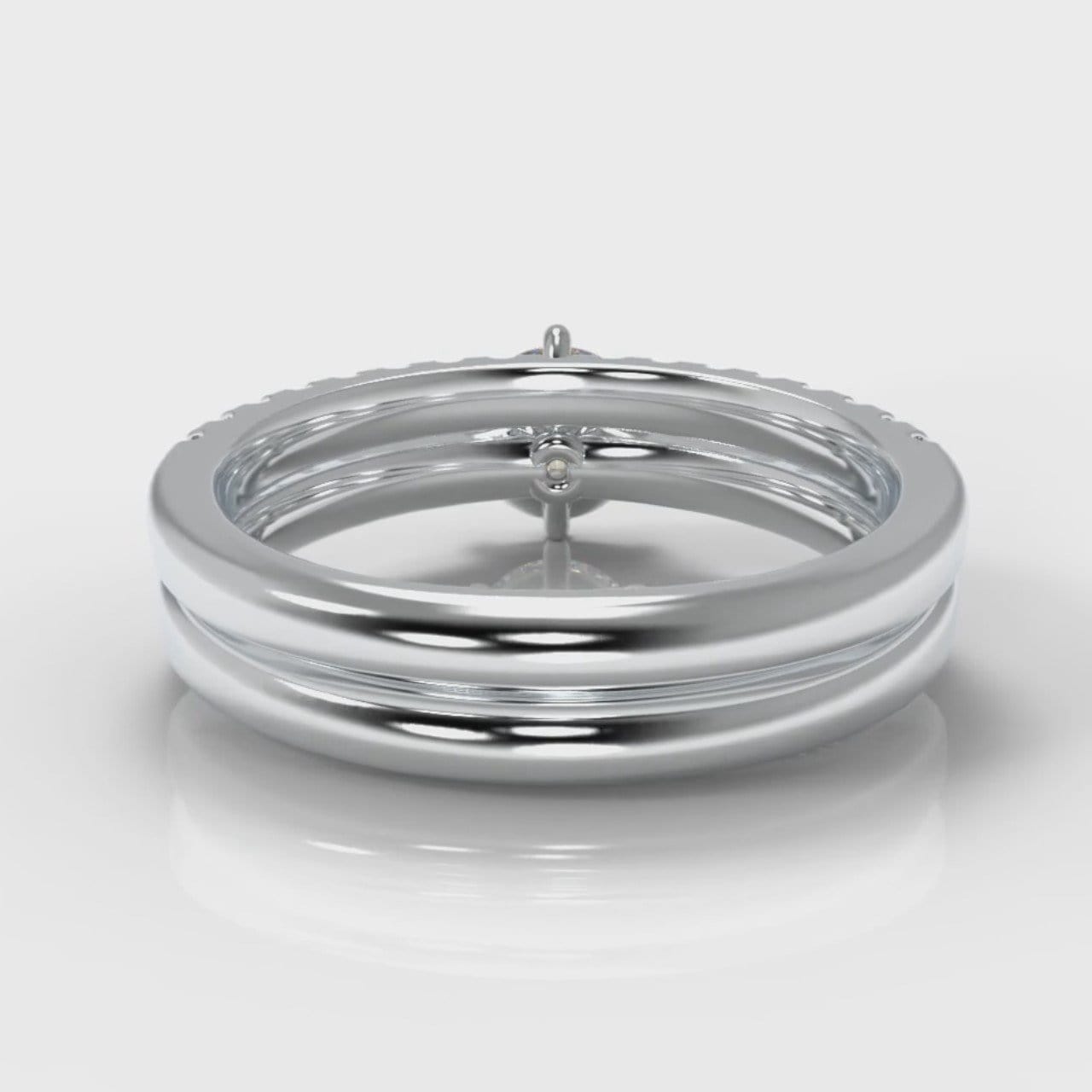 Star Micropavé Round Brilliant Bridal Set