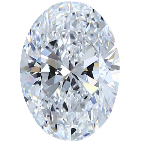 0.50 Carat E-Color VVS1-Clarity Oval Diamond
