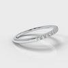 Petite Micropavé Diamond Wedding Ring