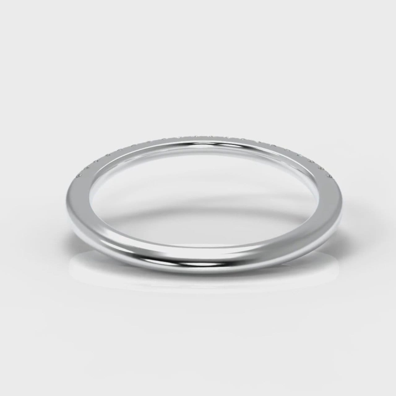 Petite Micropavé Diamond Wedding Ring