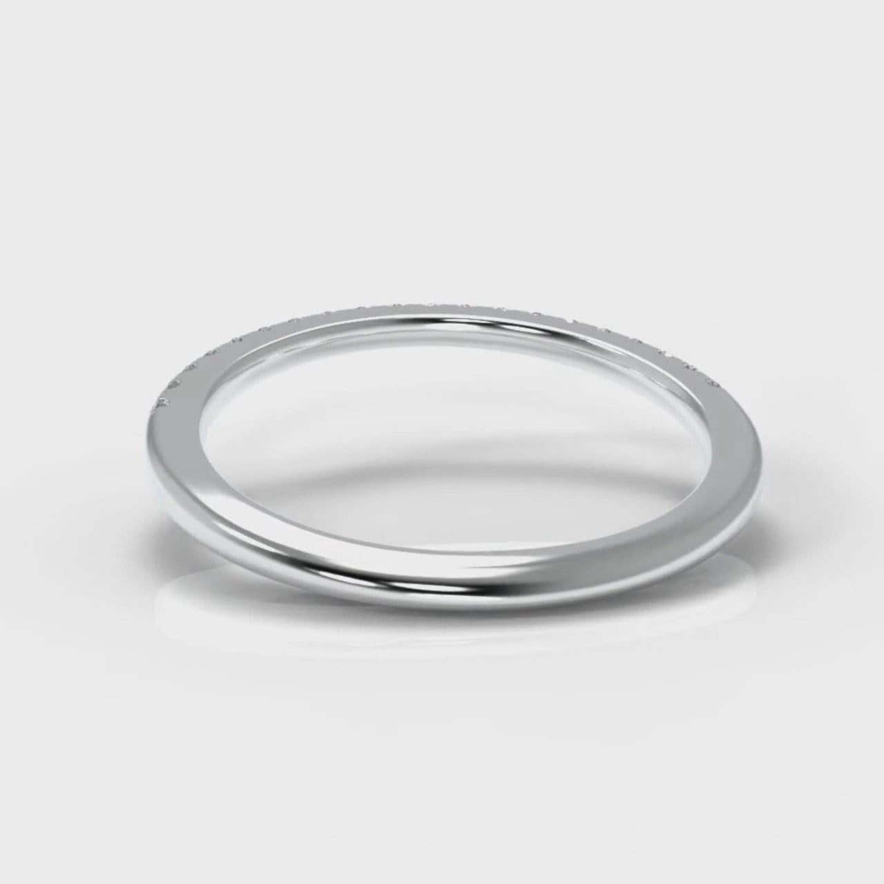 Petite Micropavé Diamond Wedding Ring