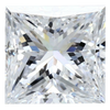 0.93 Carat F-Color VS1-Clarity Princess Diamond