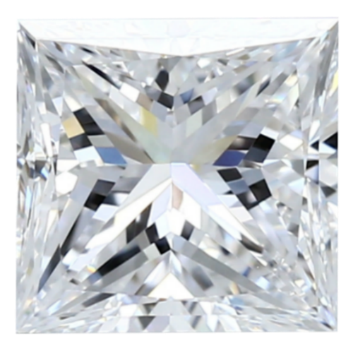 0.23 Carat D-Color VS2-Clarity Princess Diamond