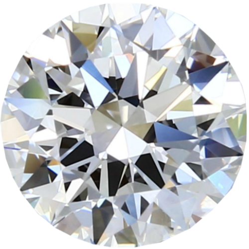 0.51 Carat E-Color VVS2-Clarity Round Diamond