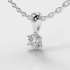 Six Claw Diamond Pendant (Lab Grown Diamond)
