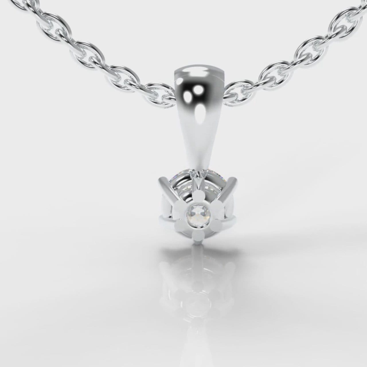 Six Claw Diamond Pendant (Lab Grown Diamond)