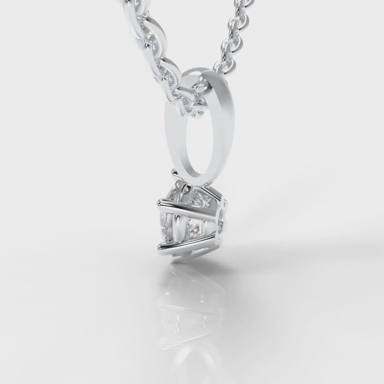 Six Claw Diamond Pendant (Lab Grown Diamond)