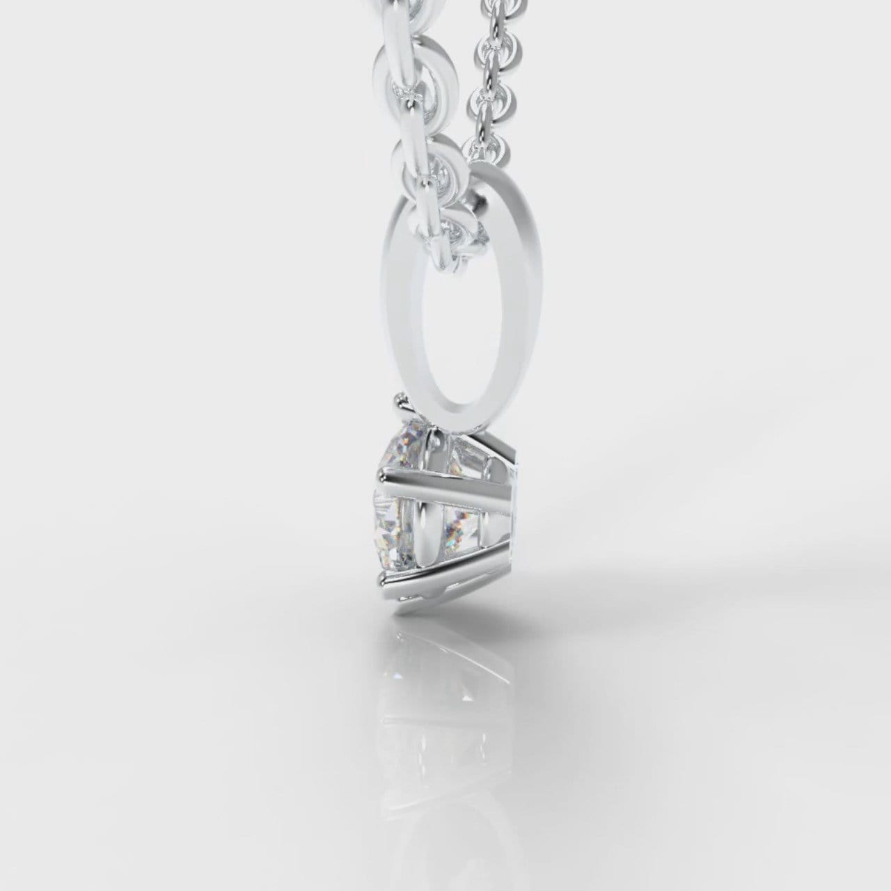 Six Claw Diamond Pendant (Lab Grown Diamond)