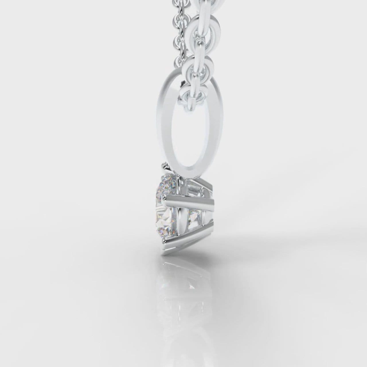 Six Claw Diamond Pendant (Lab Grown Diamond)