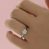 Star Solitaire Round Brilliant Diamond Engagement Ring