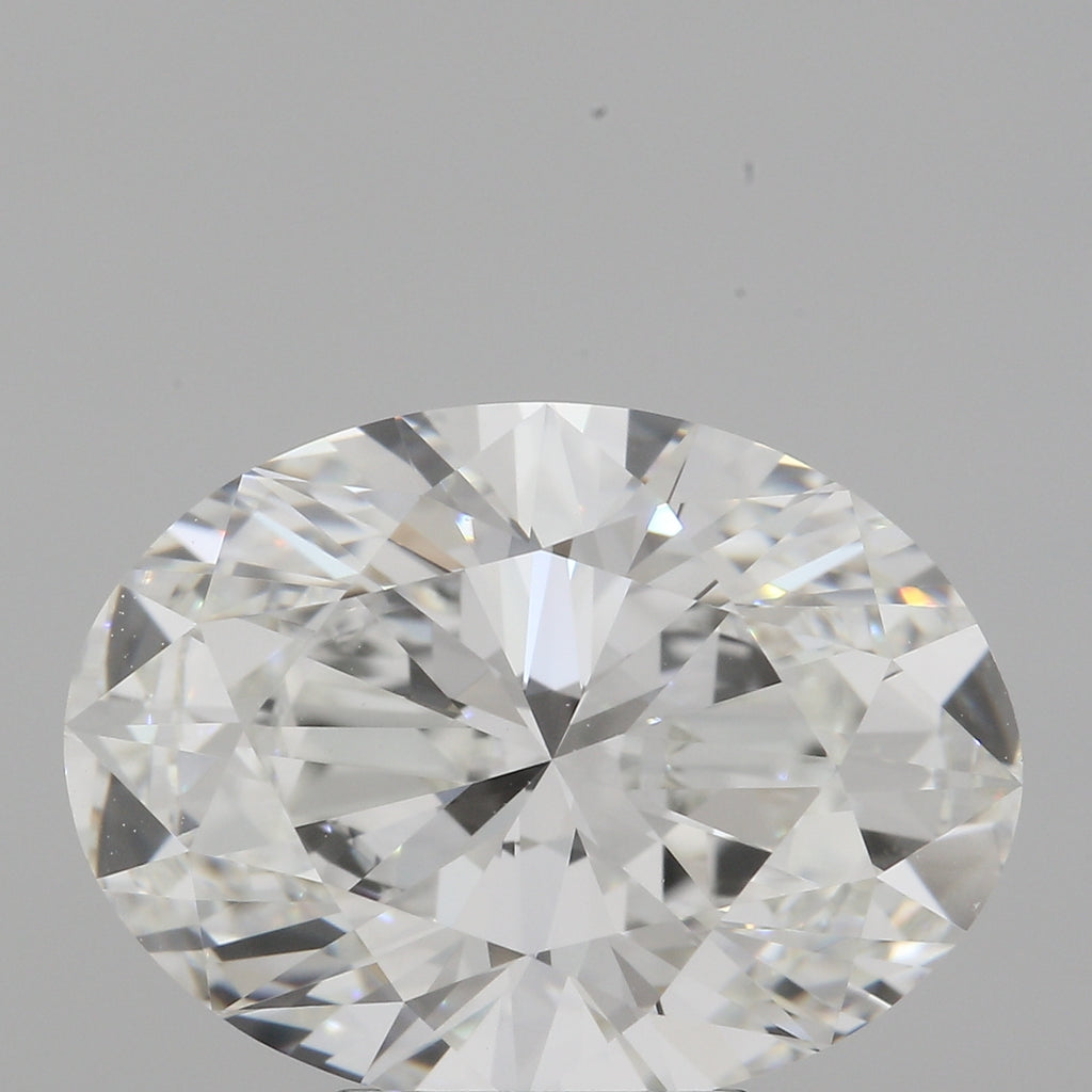 4.12 Carat F-Color VVS2-Clarity Oval Diamond